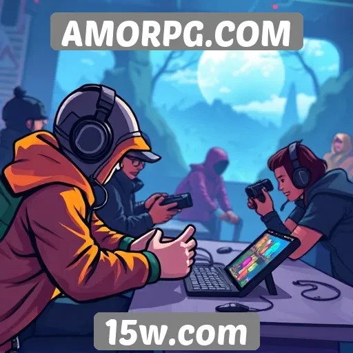Explorando a comunidade de gamers no AMORPG.COM